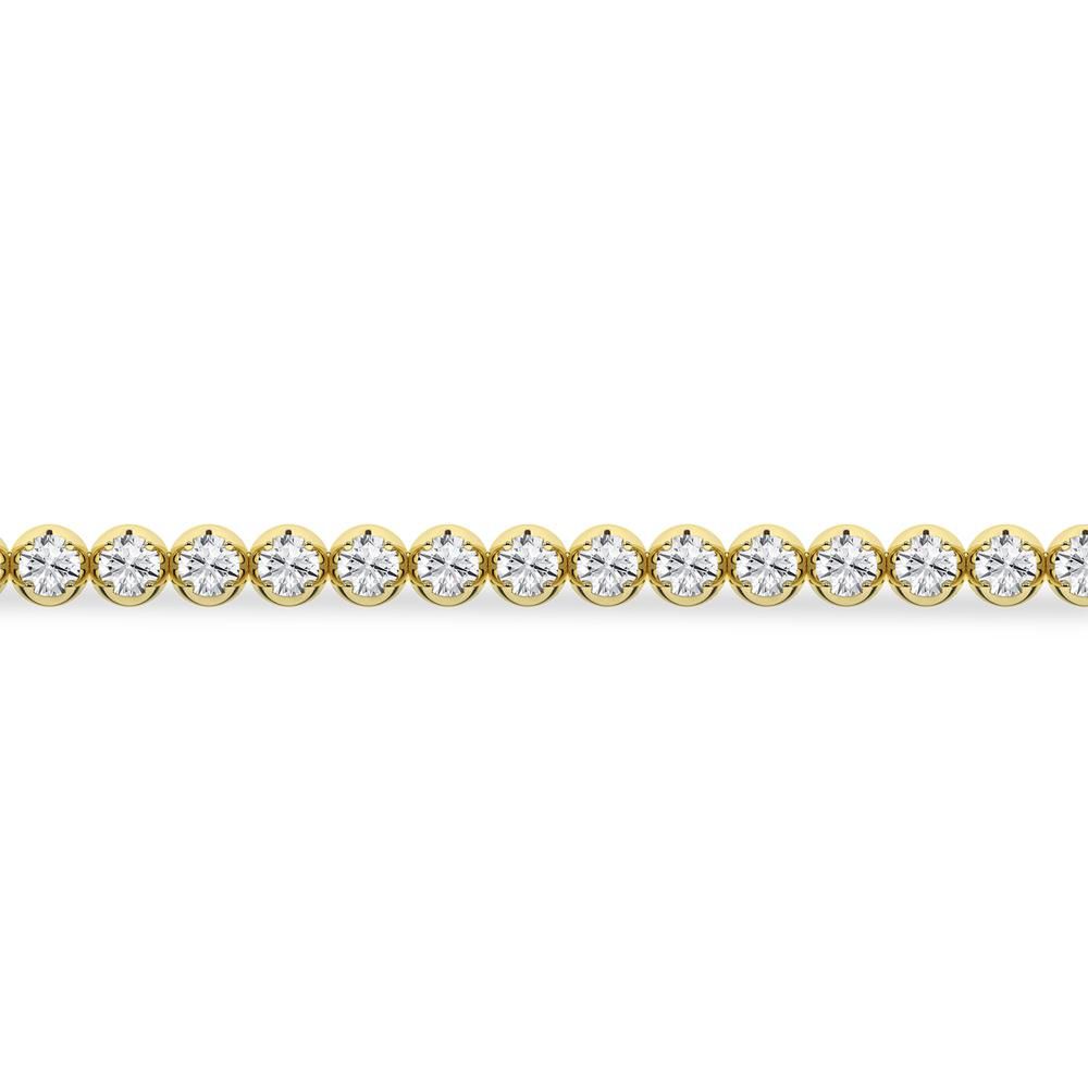 Pulsera de oro tennis 1 quilate de laboratorio